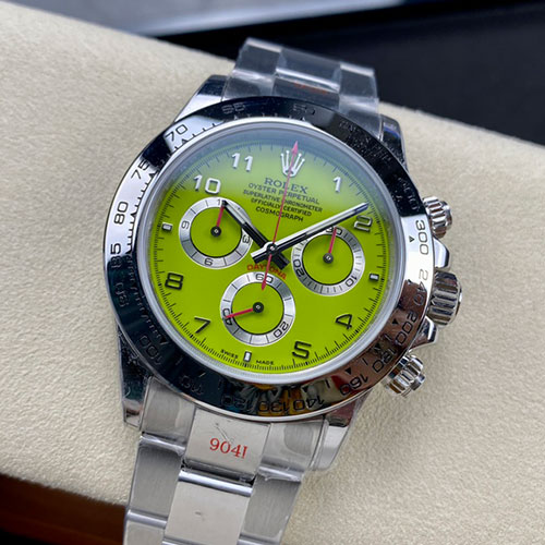 新品Rolex時計コピー デイトナ40mm グリーン コスモグラフ 専用の4130自動巻き IPK工場