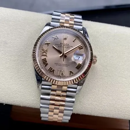 人気のロレックスコピー腕時計 デイトジャスト 36mm ダイヤ メンズ 126231