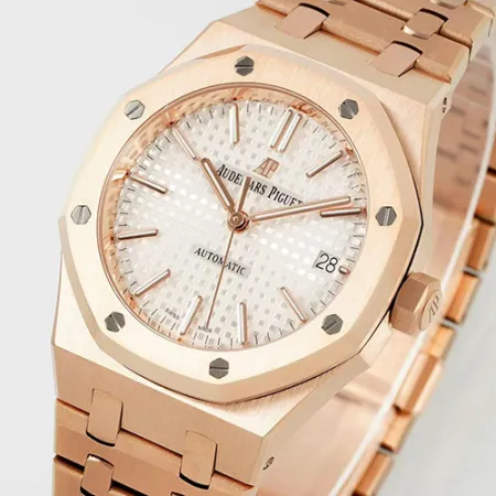 IP工場製 2023オーデマピゲコピー ロイヤル オーク オートマティック 15450OR シルバーホワイト