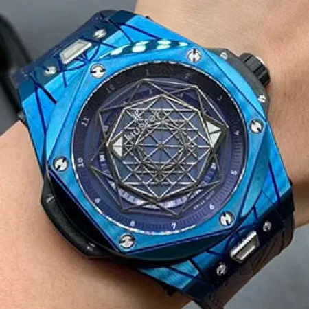 最新入荷ウブロコピー 415.EX.7179.VR.MXM19ビッグ・バン ウニコ サンブルー セラミックブルー