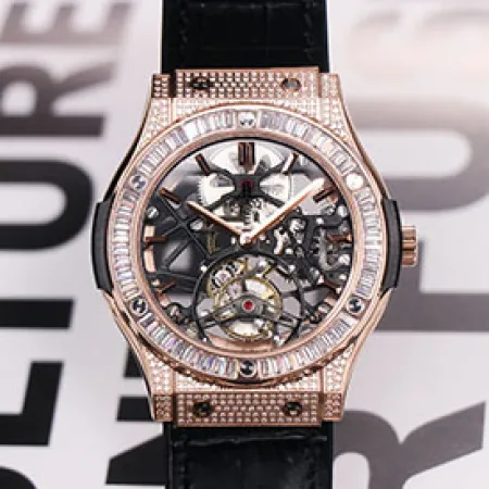 最高級ダイヤモンドウブロコピー505.OX.0180.LR.0904 クラシックフュージョン クラシコスケルトントゥールビヨン