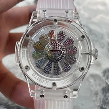 ウブロクラシック・フュージョンコピー 507.JX.0800.RT.TAK21 タカシムラカミ サファイア レインボー 45mm