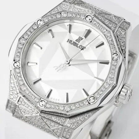 ウブロ550.NS.2200.RW.1604.ORL20 クラシック・フュージョンコピー オーリンスキー チタニウム ホワイト 40mm APS工場新製品