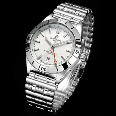 ブライトリングコピー時計n級 クロノマット GMT 40mm ホワイト A32398101A1A1