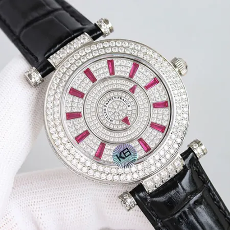 FRANCK MULLERスーパーコピー時計 ダブルミステリー DM42 NR D 2R CD 全面ダイヤ文字盤