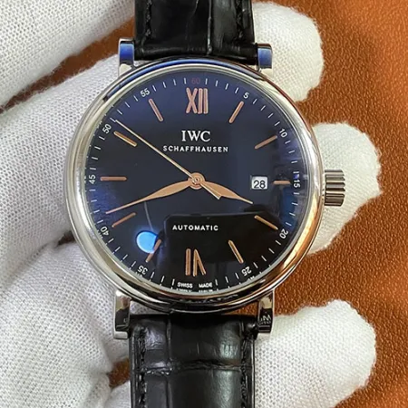 IWCスーパーコピー時計n級 ポルトフィーノ 40MM ブラック IW356517