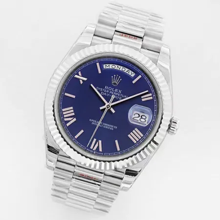 ロレックススーパーコピー時計 デイデイト 40mm ブルーローマ M228236-0007
