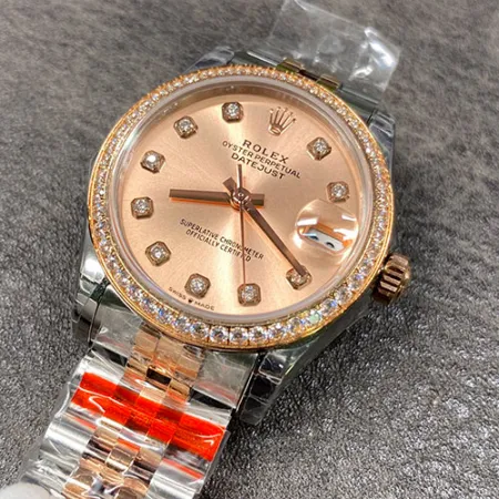 2023人気ロレックス時計コピー デイトジャスト 31mm ロゼカラー M278381RBR-0024