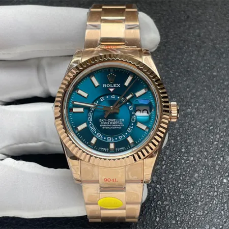 2023モデルロレックススーパーコピー M336935-0001 スカイドゥエラー 42mm エバーローズゴールド NOOB