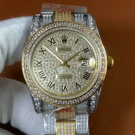 高級満天の星ロレックスコピー時計36mm デイデイト 128348RBR