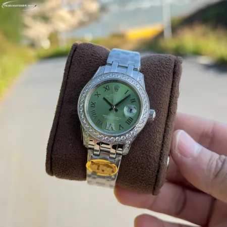 2024最新款ロレックス34mm 女性コピー時計パールマスターシリーズ 440358