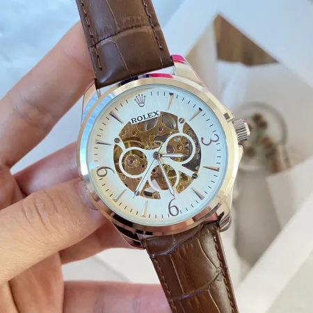新品ロレックス スケルトン メンズ カジュアル機械式コピー時計 50049
