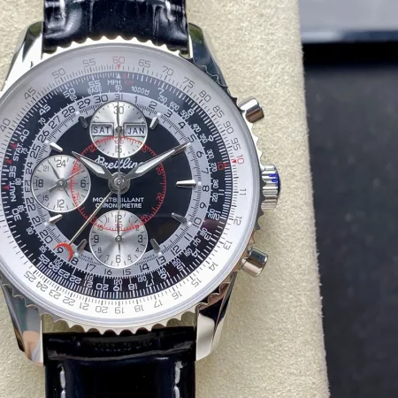 ブライトリングメンズ多機能機械式時計モンペレット レフト サード アイ クロノグラフ シリーズ A21033014