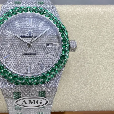 2024年新作 オーデマピゲ ロイヤル オーク ダイヤモンドいっぱい 15400スター AP52000