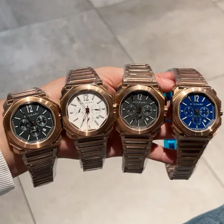 2024新作ブルガリ時計 オクト フィニッシモ GMT オートマチック クロノグラフ OS クロノグラフ BV32052