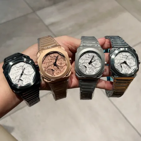 ブルガリ/BVLGARI /自動巻き腕時計 BVLGARI ブルガリ エルゴン クロノ EG35SCH ブラック文字盤 SS