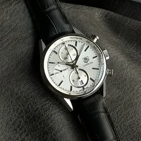 最高級タグ・ホイヤー時計カレラ 1887 クロノグラフ シルバー CAR2111.FC6266