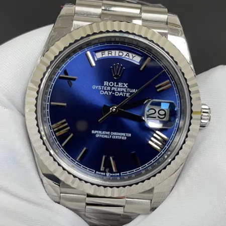 2024新款ロレックスコピー デイデイト M228239-0007ブルーローマ 40mm