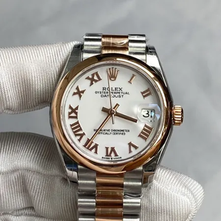 n級ROLEXコピーシリーズ デイトジャスト 31mm シルバーホワイト M278241-0002