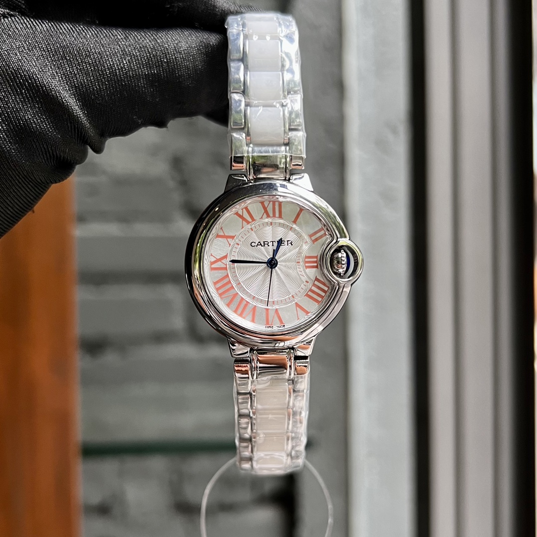 カルティエ女性 クォーツスーパーコピー時計N級品 ブルーバルーン W405860