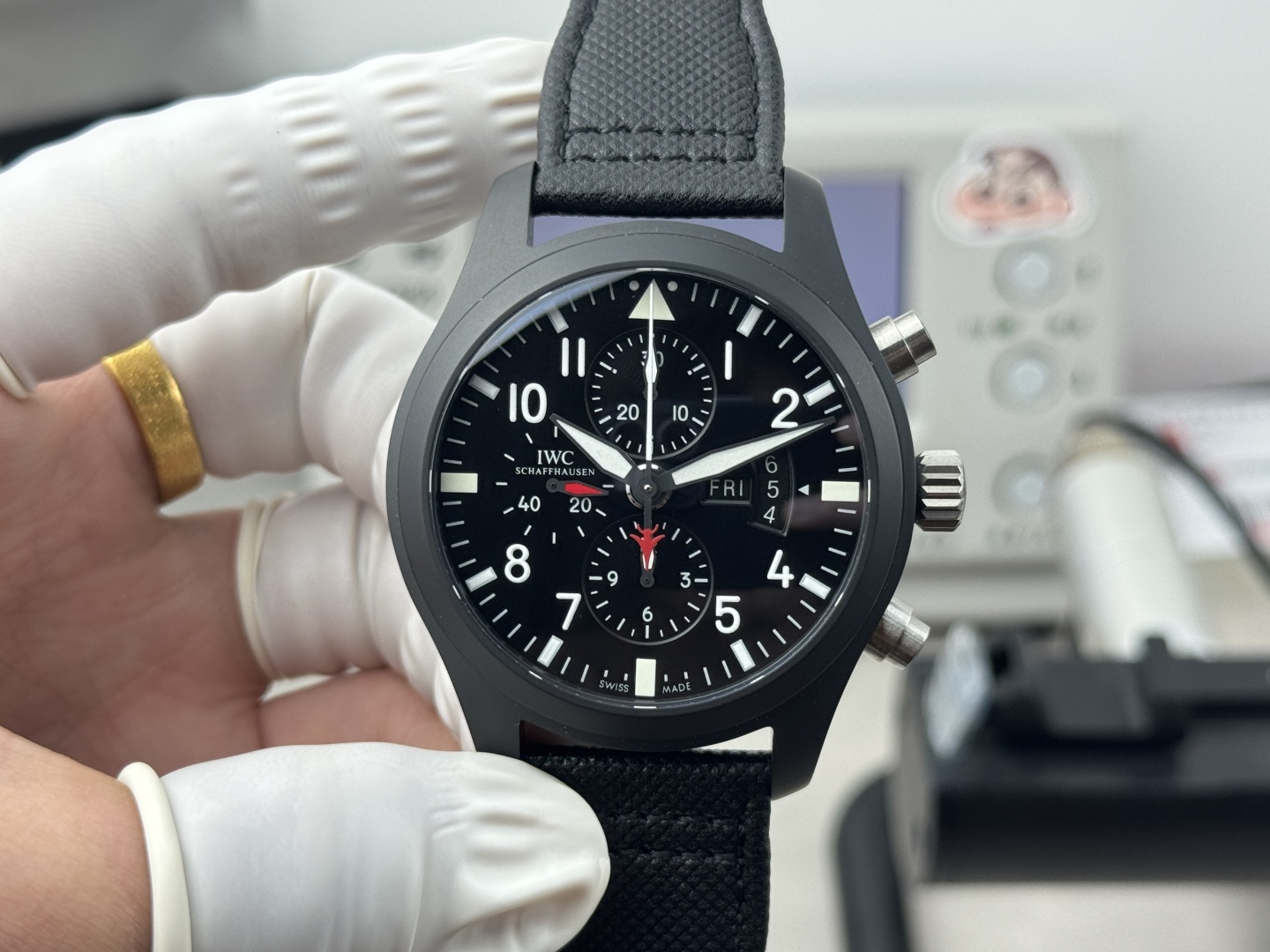 新作 IWC人気特恵コピー品スピットファイア クロノグラフ腕時計 124048