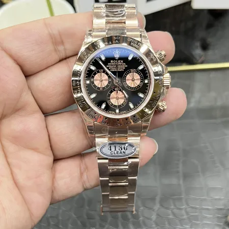 2025最新款ロレックス デイトナシリーズフルローズゴールド時計自動巻き 171570