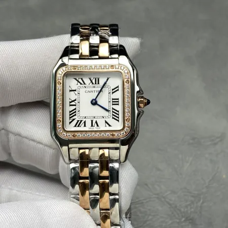カルティエ2025新品パンテール ドゥチーター スクエア時計 171904