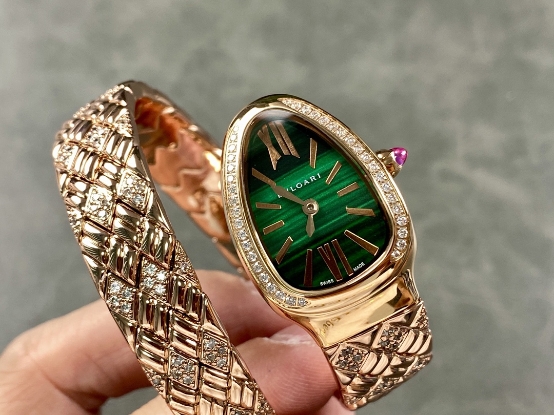 ブルガリの新作魅力プリズマティックアートセルペンタン スピグシリーズ時計 172010