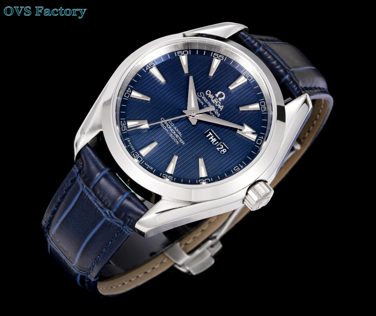 最新と古典的なオメガシーマスター アクアテラ完璧な組み合 150m男性腕時計 172535
