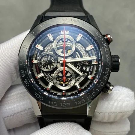 タグ・ホイヤー カレラ ダークワード ホロウ独特魅力コピー時計 173422