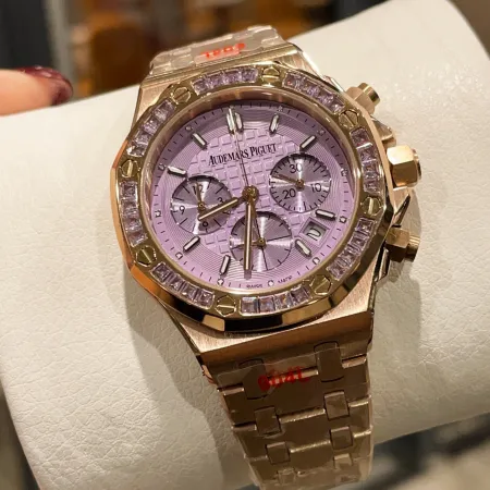 オーデマピゲ2025最新女性のアメジスト リミテッド エディション時計 26319or