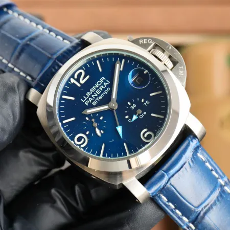 ブルーパネライレプリカ時計 ストラップ2種類 フルオートマチックPM6186233
