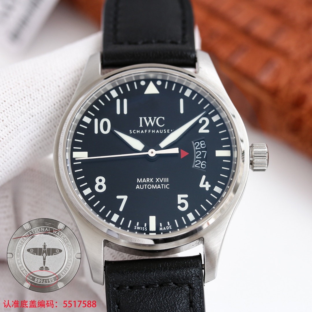 IWC パイロットウォッチ マーク18 プティプランス IW327002 ブランド時計コピー[5]