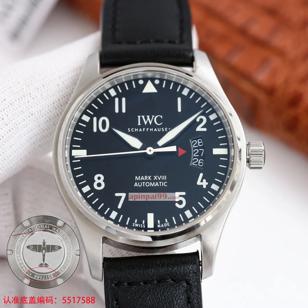 IWC パイロットウォッチ マーク18 プティプランス IW327002 ブランド時計コピー[5]