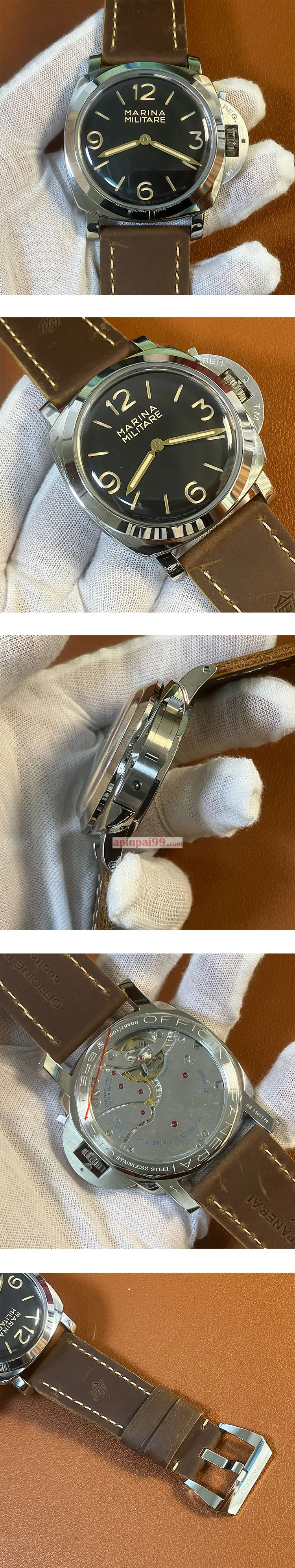 HW工場 オフィチーネ パネライ ルミノール 1950 ミリターレ アッチャイオ 47ｍｍ PAM00673