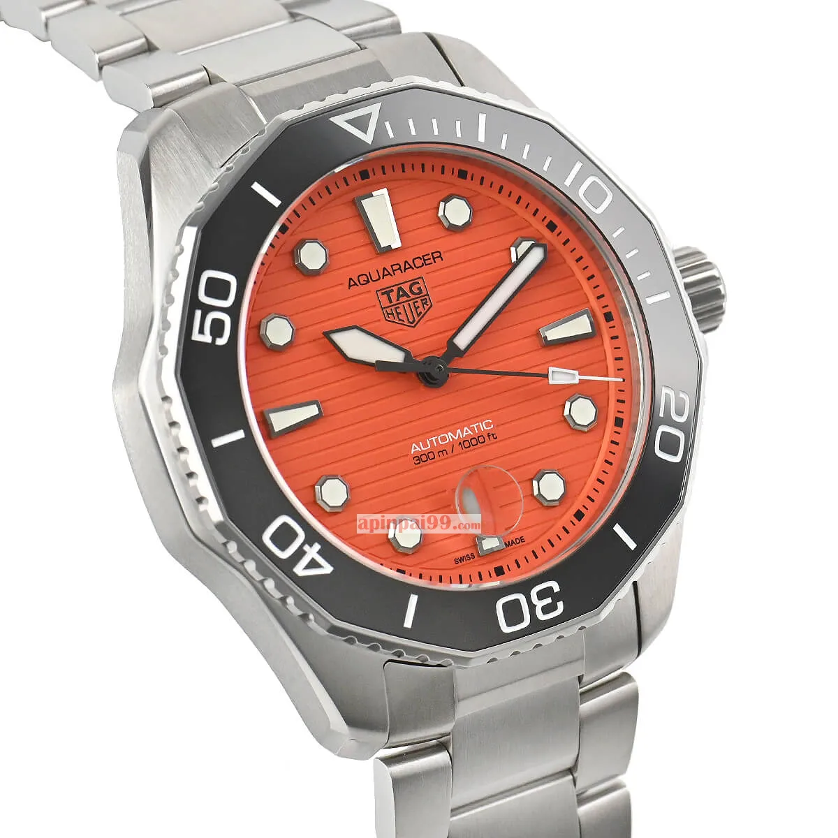 タグ・ホイヤーコピー時計 アクアレーサープロフェッショナル300キャリバー5オレンジダイバー WBP201F.BA0632