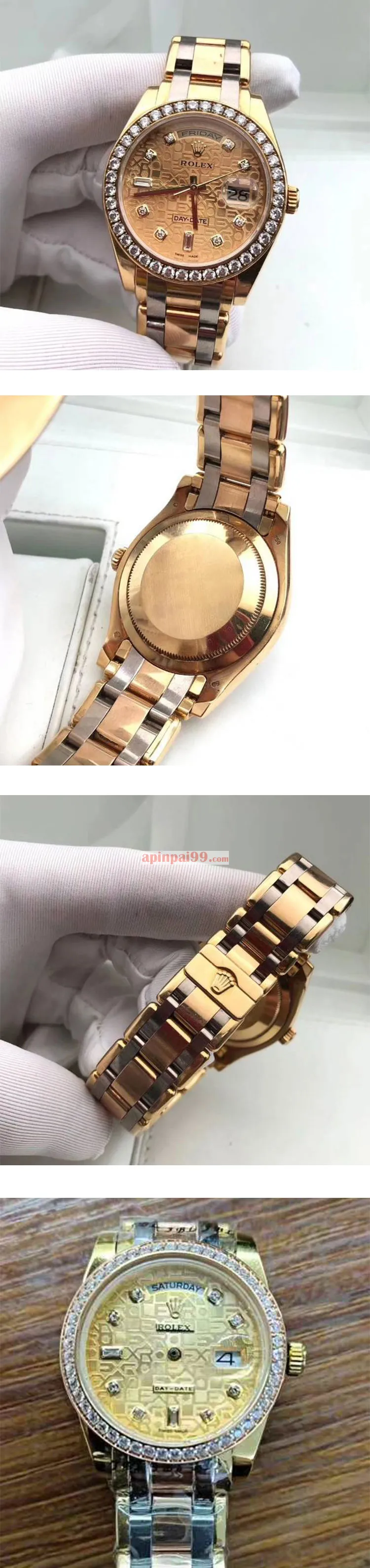 ブランドロレックスコピーデイデイト 女性用腕時計 36mm 18948BIC