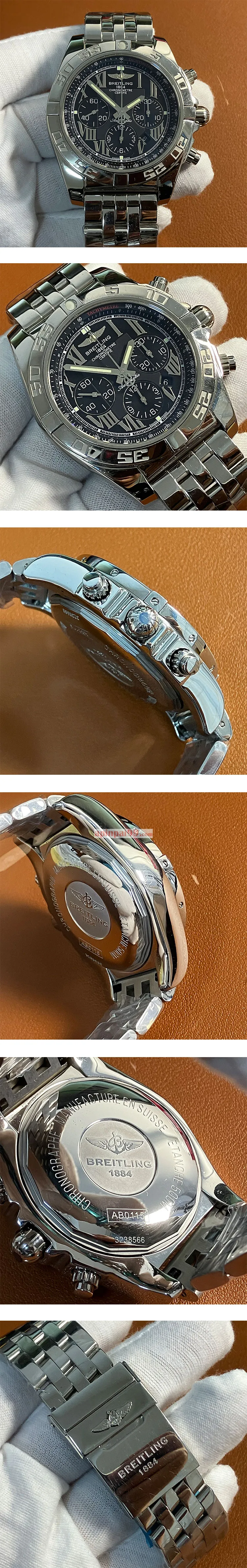 ブライトリングコピー時計 クロノマット 44 ブラック Asian 7750搭載 B956 AB0110