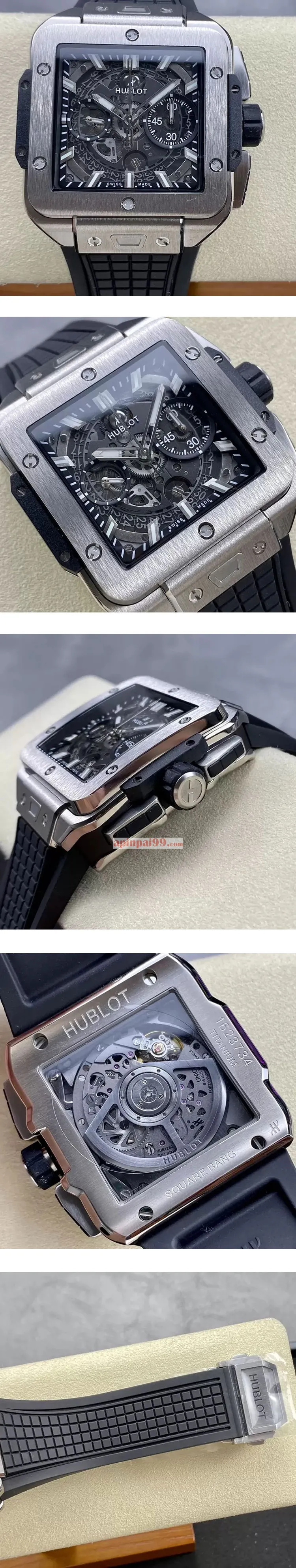 2023最完璧HUBLOTコピー スクエア・バン ウニコ チタニウム [BBF新品] 821.NX.0170.RX