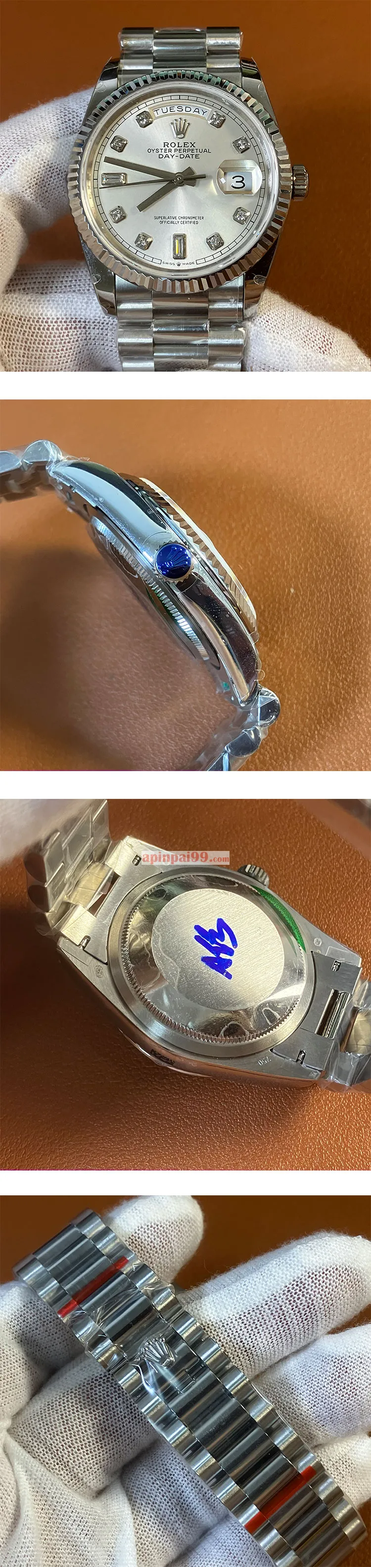 超人気Rolexコピーデイデイト 36mm シルバー 118239A-1