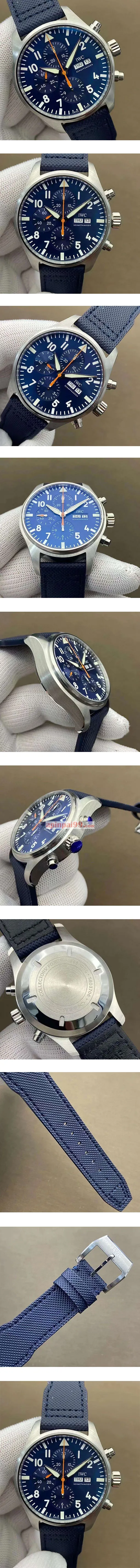 IWCコピー時計 パイロット・ウォッチ・クロノグラフ 「ブルーリーダー」 IW377729