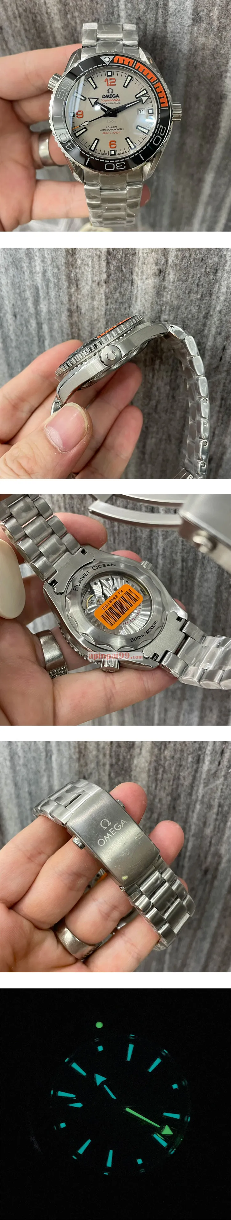 オメガN級品通販 シーマスター プラネットオーシャン チタン×チタン グレー 215-90-44-21-99-001