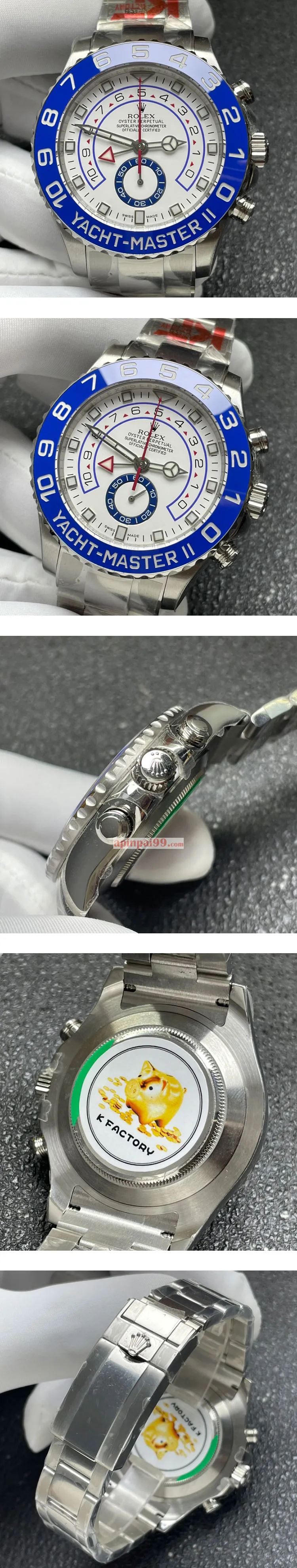 KF製ロレックススーパーコピー時計n級 ヨットマスター 116680-0002最高精密