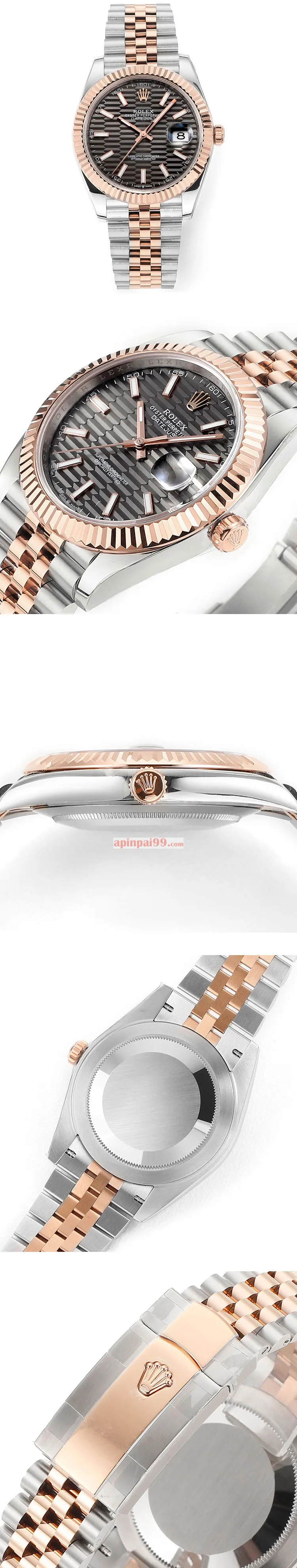 大人気ブランド ROLEX デイトジャスト 41 スレート フルーテッドモチーフ 126331-2