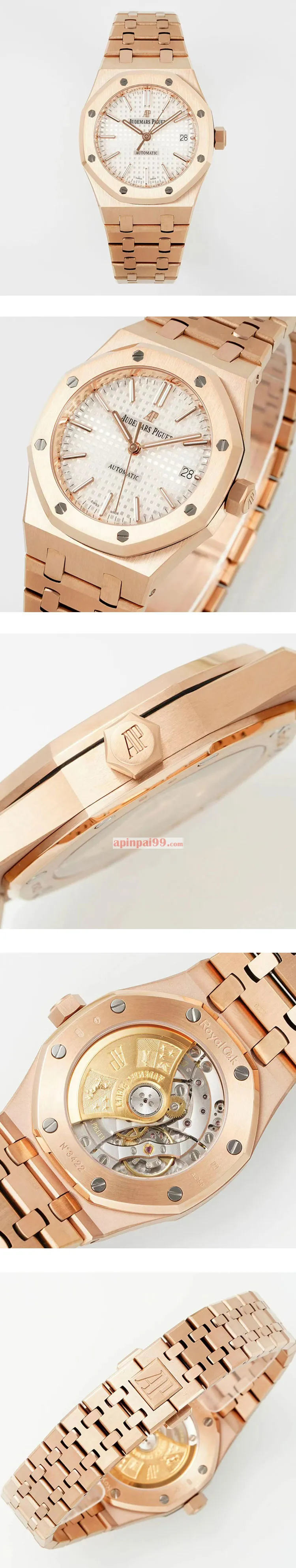 IP工場製 2023オーデマピゲコピー ロイヤル オーク オートマティック 15450OR シルバーホワイト