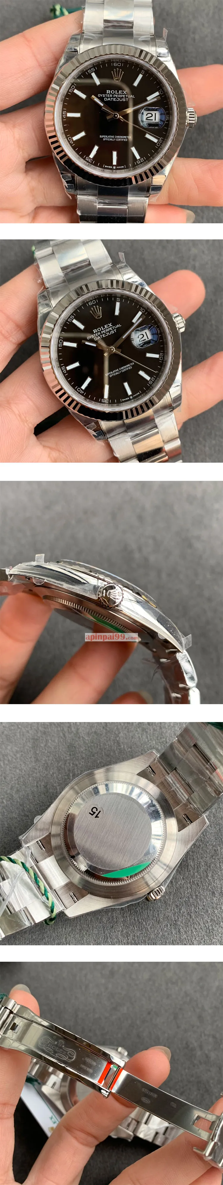 ブランドロレックスコピー腕時計 デイトジャスト 41 ブラック  126334-3