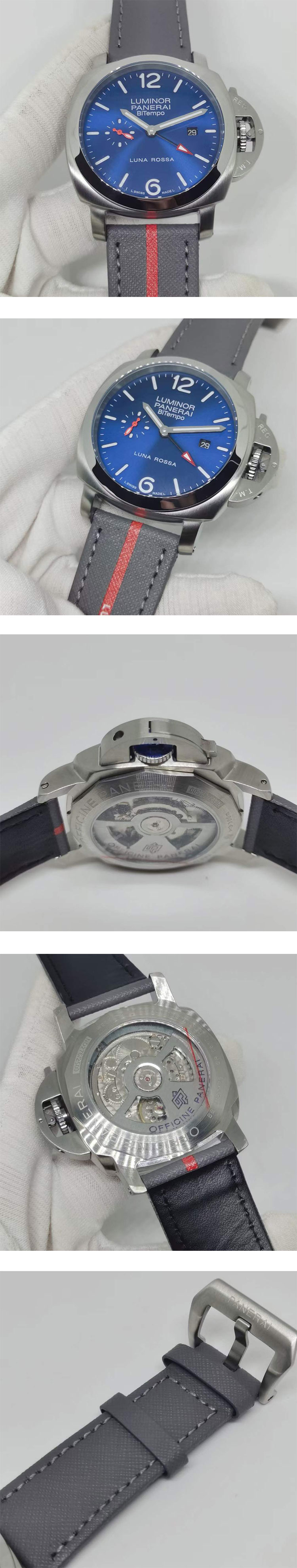 新品パネライコピー時計 ルミノール クアランタ ルナロッサ PAM01404