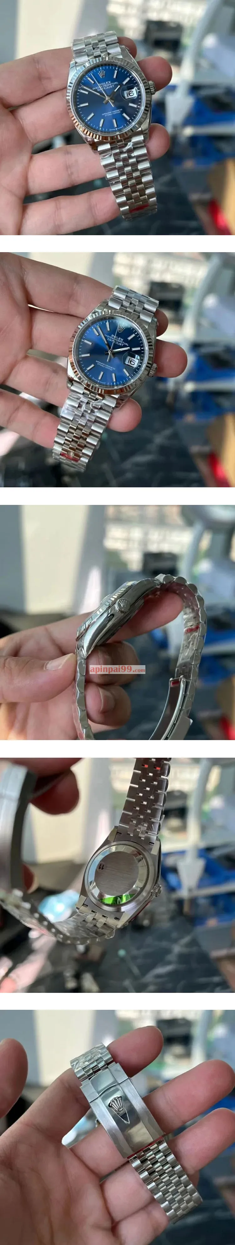 2023ブランドロレックスコピー 36mm デイトジャスト ブルー 自動巻き M126234-0017