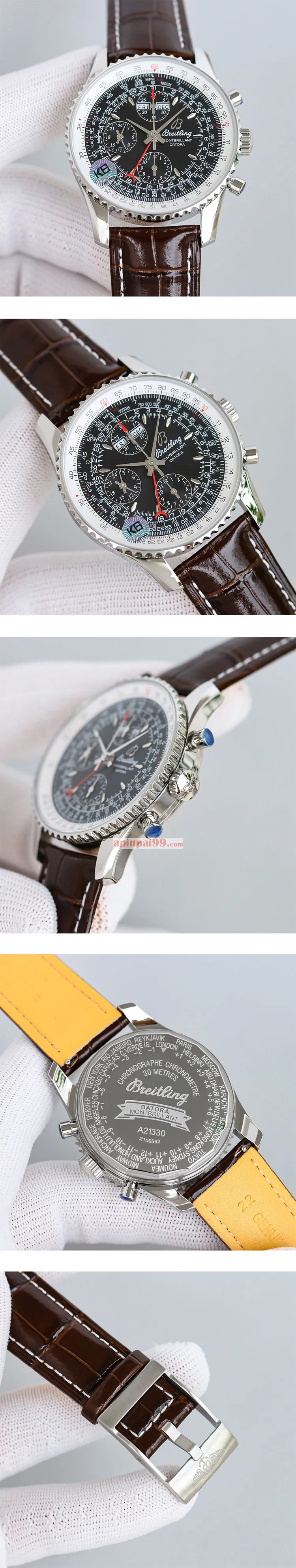 ブライトリング時計スーパーコピー n級品 モンブリランダトラ ブラック A213B58KBA