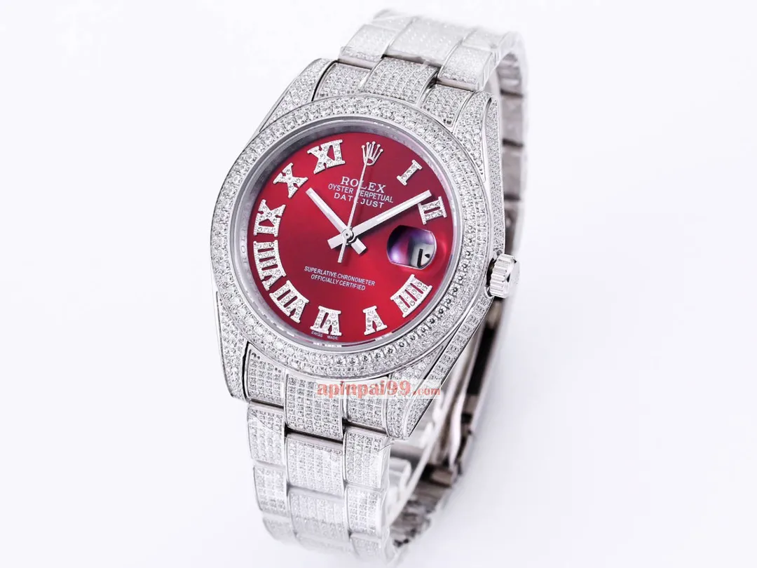 新品ロレックススーパーコピー時計 フルダイヤモンド オイスター パーペチュアル デイトジャスト シリーズ 100489[3]